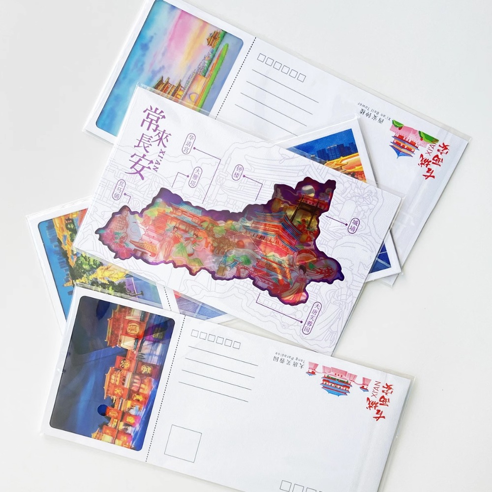 膠片透光明信片可蓋章