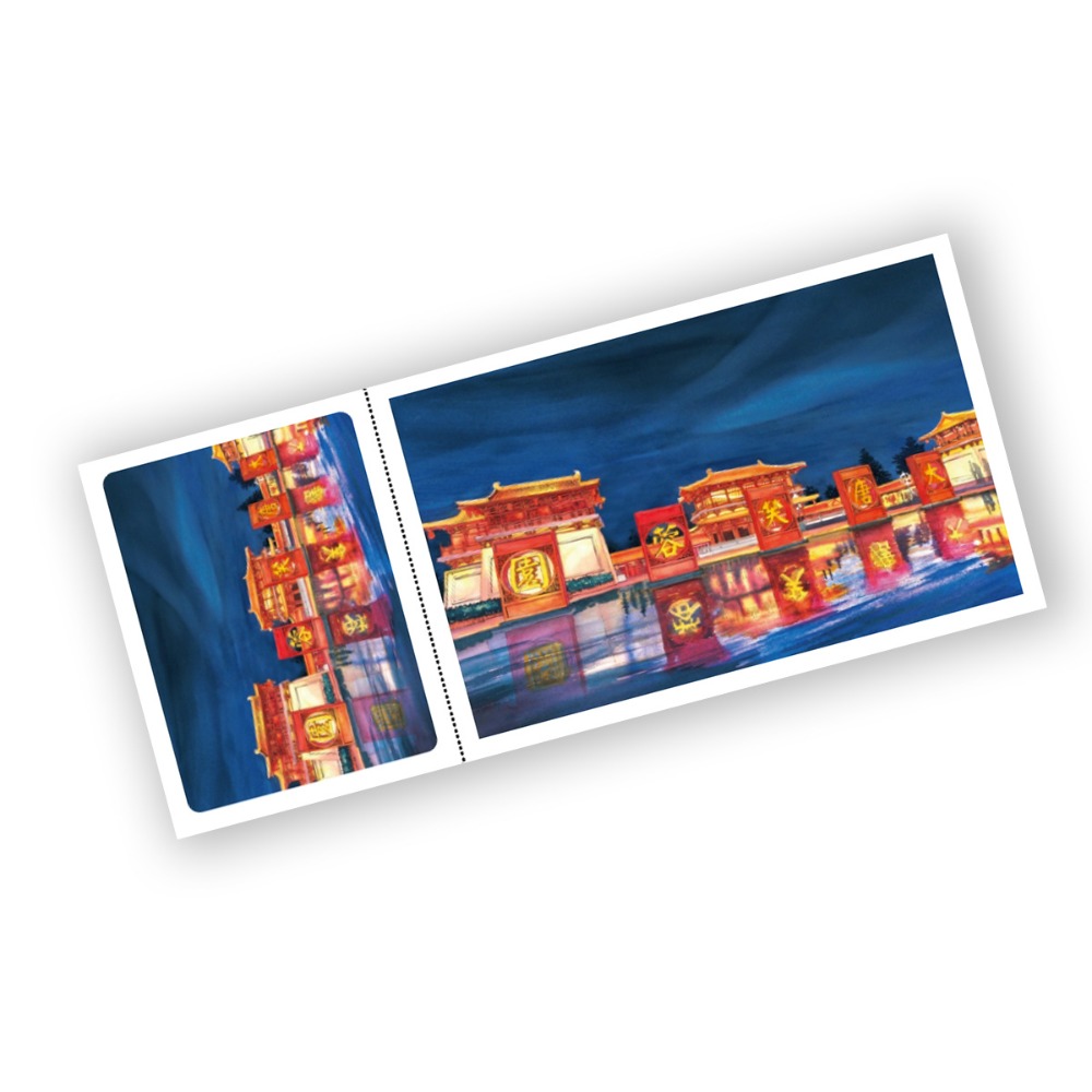 膠片透光明信片可蓋章